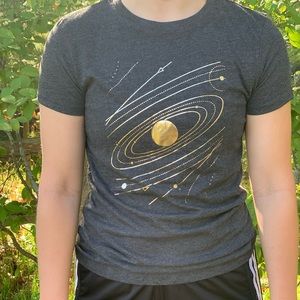 Solar system graphic tee